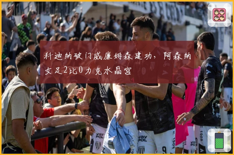 科迪纳破门威廉姆森建功，阿森纳女足2比0力克水晶宫